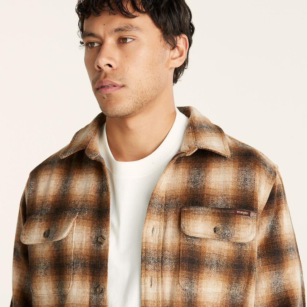 Trade Overshirt Sunburst Check SHIRTS Wrangler Australia